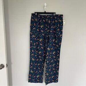 Duluth Trading Men’s Flannel Cargo Christmas Holiday Pajama Lounge Pants Size L